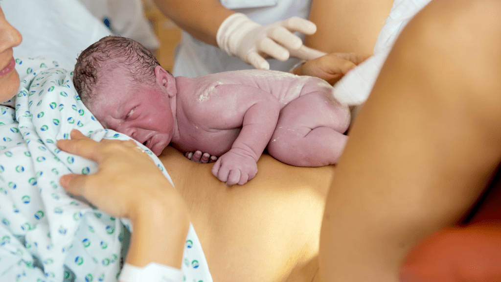 skin to skin immediately after birth